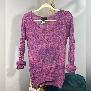 Knit Purple Sweater